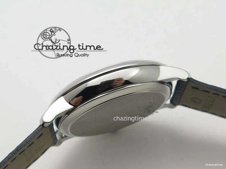 0701 De Ville MK 1:1 Best Edition SS Blue Dial On Black Leather Strap A Lightweight 8258